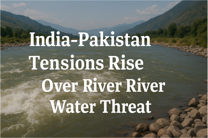 India-Pakistan Tensions Rise Over River Water Threat: A Brewing Crisis in South Asia